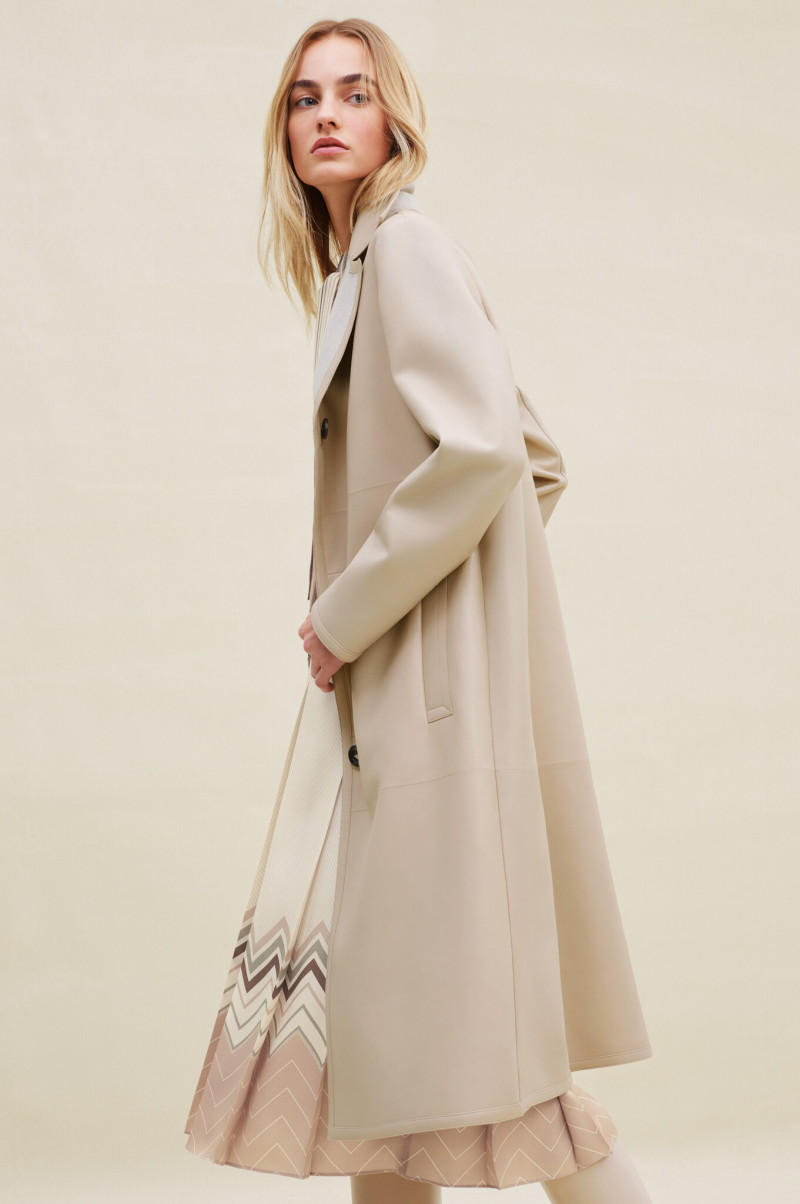 Maartje Verhoef featured in  the Loro Piana lookbook for Autumn/Winter 2020