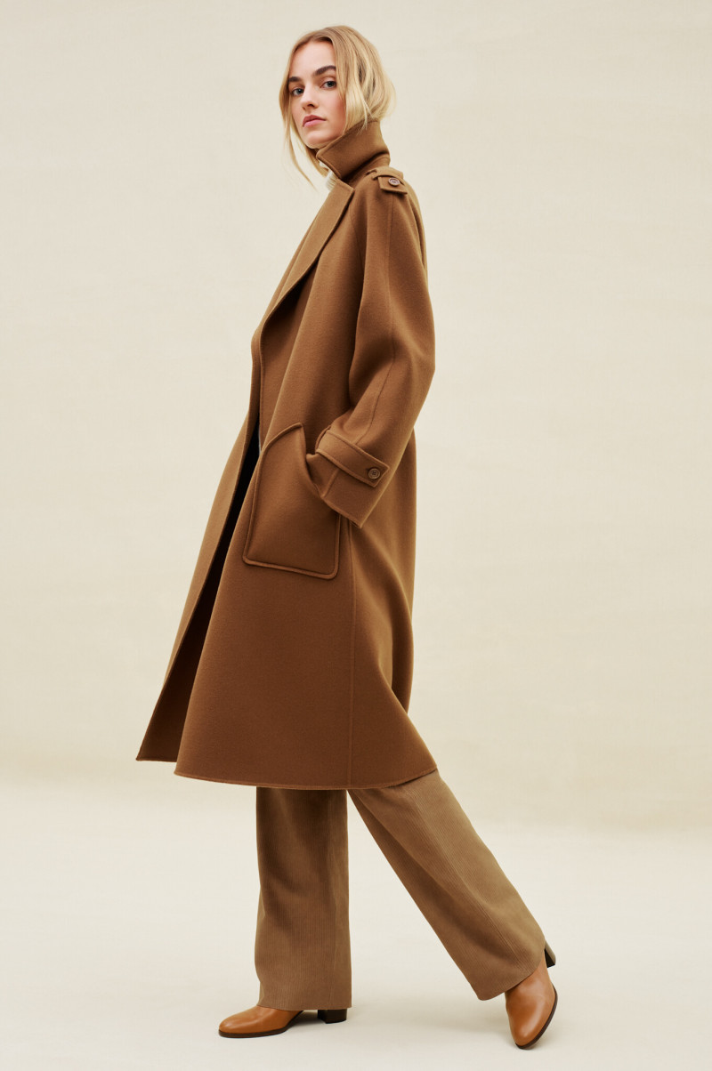 Maartje Verhoef featured in  the Loro Piana lookbook for Autumn/Winter 2020