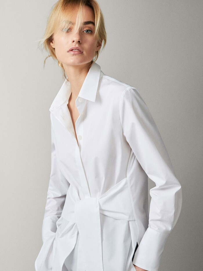 Maartje Verhoef featured in  the Massimo Dutti catalogue for Spring/Summer 2019