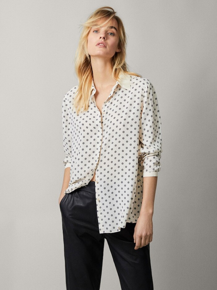 Maartje Verhoef featured in  the Massimo Dutti catalogue for Spring/Summer 2019