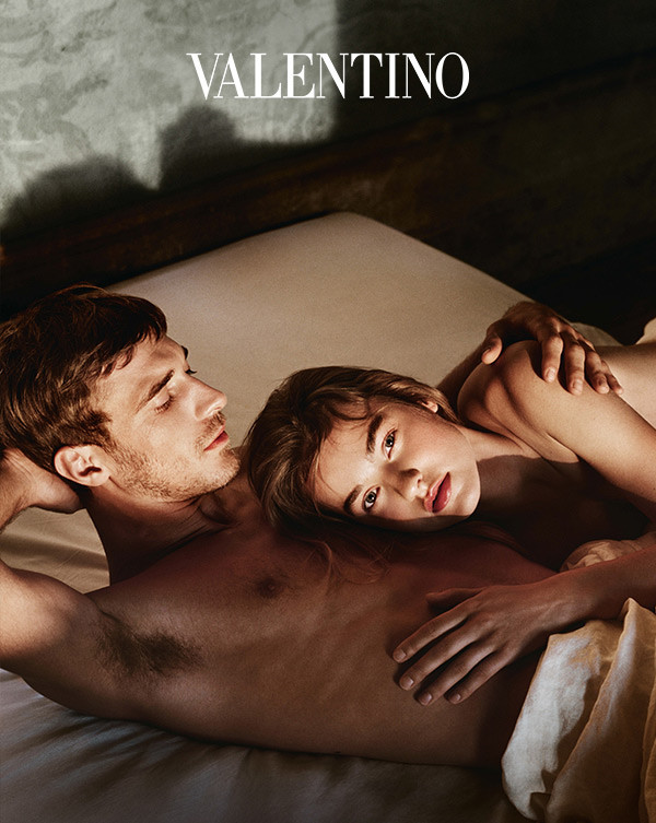 Maartje Verhoef featured in  the Valentino Beauty Donna Acqua Fragrance advertisement for Summer 2017