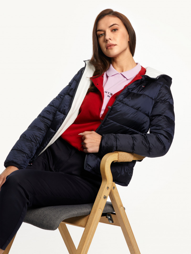 Irina Illichova featured in  the Tommy Hilfiger catalogue for Winter 2021