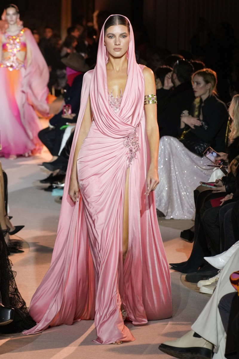 Valery Kaufman featured in  the Zuhair Murad fashion show for Spring/Summer 2023
