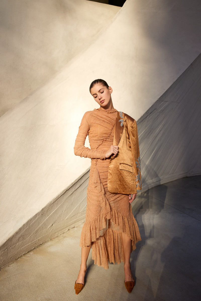 Valery Kaufman featured in  the Cinq à Sept lookbook for Spring/Summer 2023