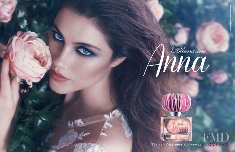 Anna Speckhart featured in  the Blumarine  "Anna" Fragrance advertisement for Spring/Summer 2014