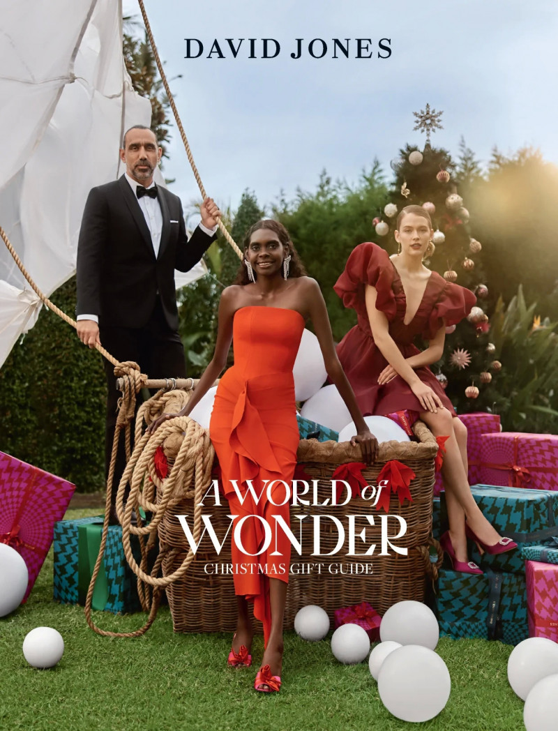 Victoria Lee featured in  the David Jones A World of Wonder lookbook for Holiday 2022