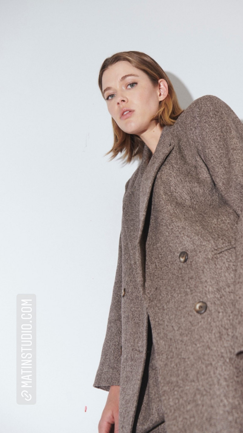 Victoria Lee featured in  the Matin Studio lookbook for Autumn/Winter 2022