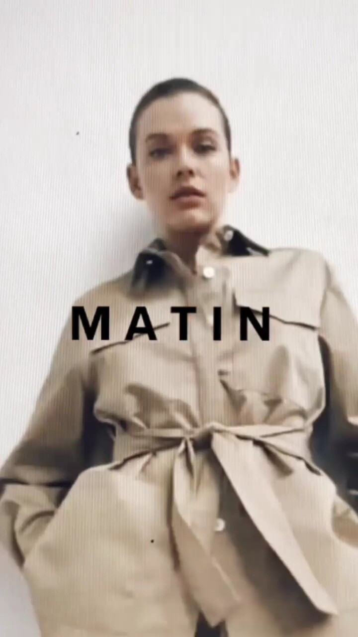 Victoria Lee featured in  the Matin Studio lookbook for Autumn/Winter 2022