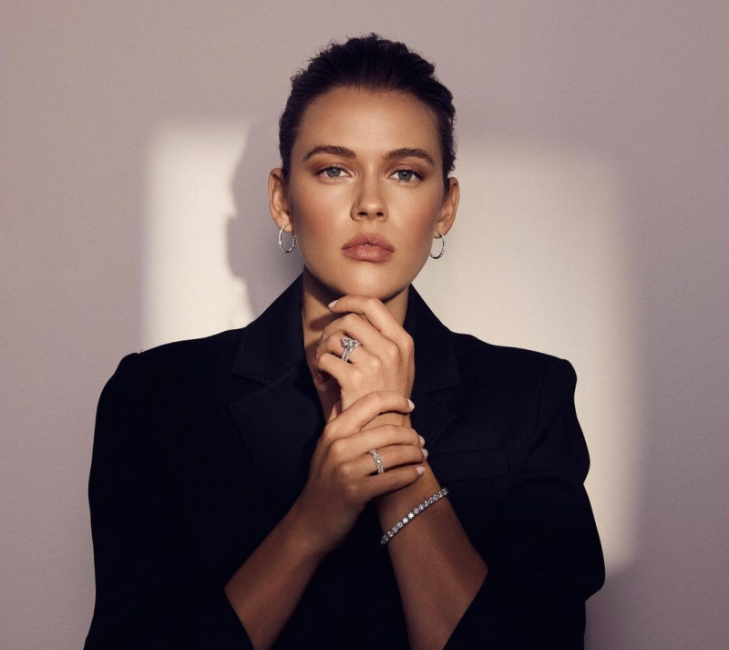 Victoria Lee featured in  the Paul Bram advertisement for Spring/Summer 2022