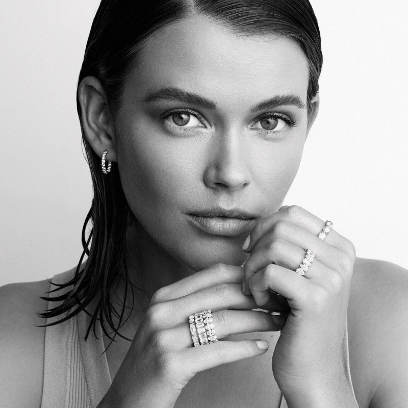 Victoria Lee featured in  the Paul Bram advertisement for Spring/Summer 2022