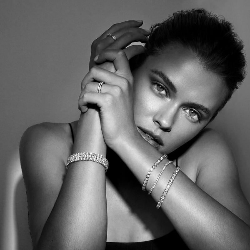 Victoria Lee featured in  the Paul Bram advertisement for Spring/Summer 2022