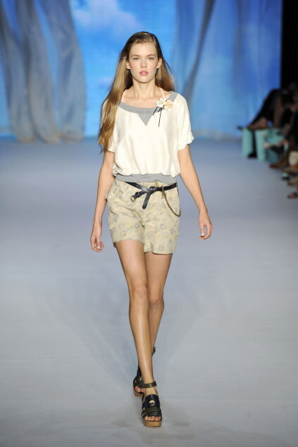 Victoria Lee featured in  the Kate Sylvester fashion show for Spring/Summer 2010