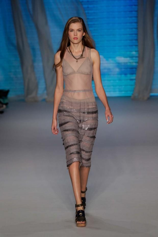 Victoria Lee featured in  the Kate Sylvester fashion show for Spring/Summer 2010