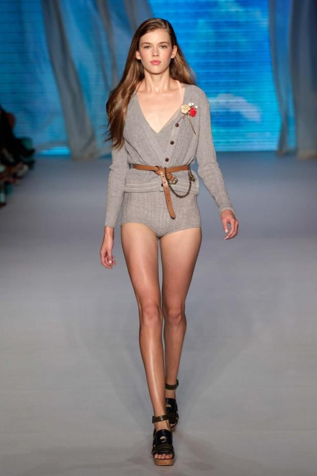 Victoria Lee featured in  the Kate Sylvester fashion show for Spring/Summer 2010