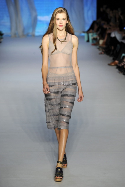 Victoria Lee featured in  the Kate Sylvester fashion show for Spring/Summer 2011