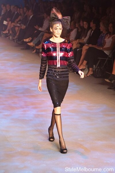 Victoria Lee featured in  the David Jones fashion show for Spring/Summer 2010