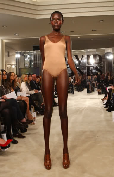 Ajak Deng featured in  the David Jones fashion show for Spring/Summer 2010