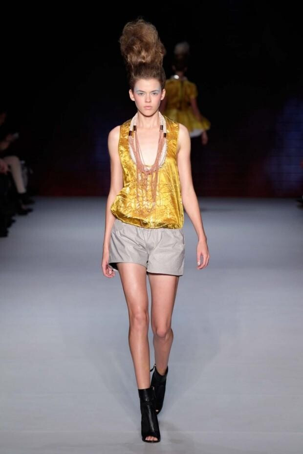 Victoria Lee featured in  the Konstantina Mittas fashion show for Spring/Summer 2012