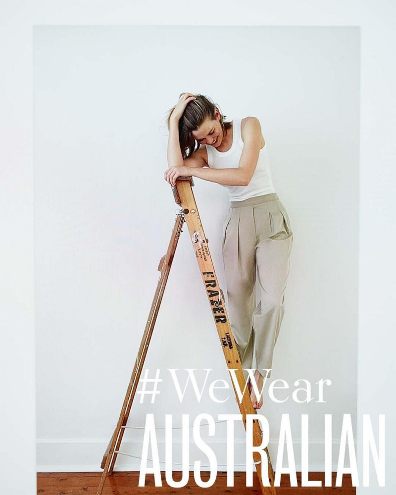 Victoria Lee featured in  the David Jones WeWearAustralian advertisement for Autumn/Winter 2021