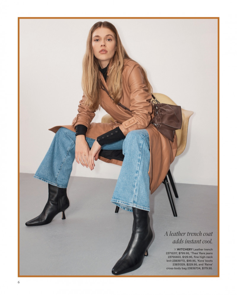 Victoria Lee featured in  the David Jones New Mood Style catalogue for Fall 2021