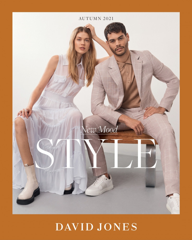 Victoria Lee featured in  the David Jones New Mood Style catalogue for Fall 2021