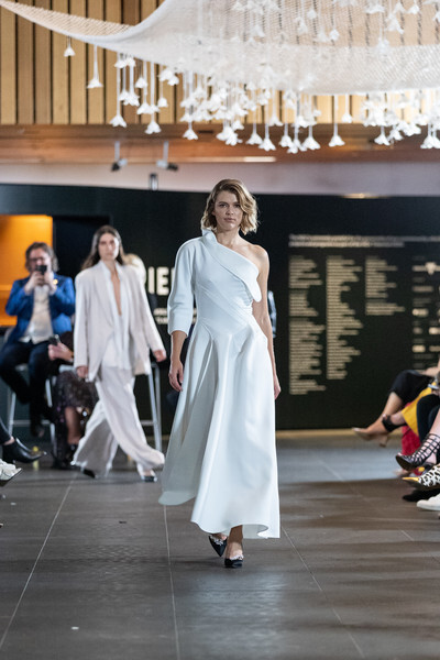 Victoria Lee featured in  the David Jones Gala Runway fashion show for Autumn/Winter 2021