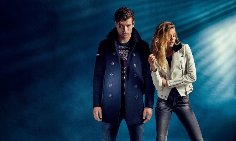 Victoria Lee featured in  the Superdry advertisement for Autumn/Winter 2015