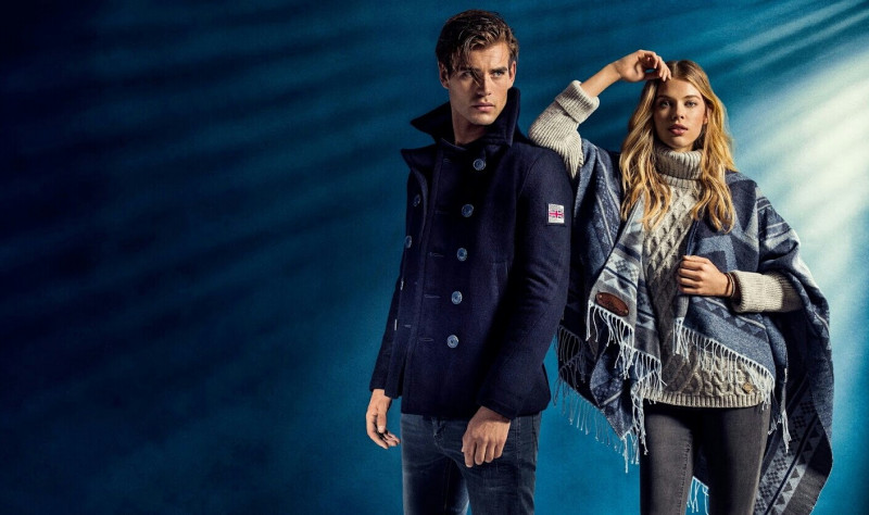 Victoria Lee featured in  the Superdry advertisement for Autumn/Winter 2015