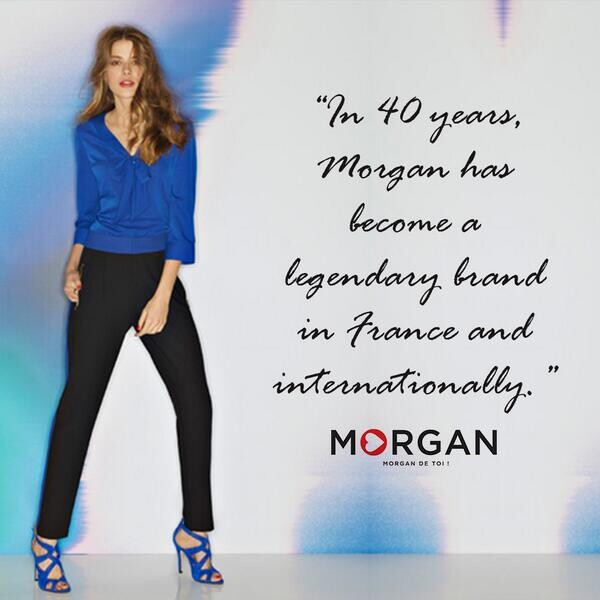 Victoria Lee featured in  the Morgan advertisement for Autumn/Winter 2014