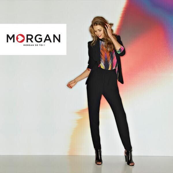 Victoria Lee featured in  the Morgan advertisement for Autumn/Winter 2014