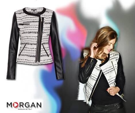 Victoria Lee featured in  the Morgan advertisement for Autumn/Winter 2014