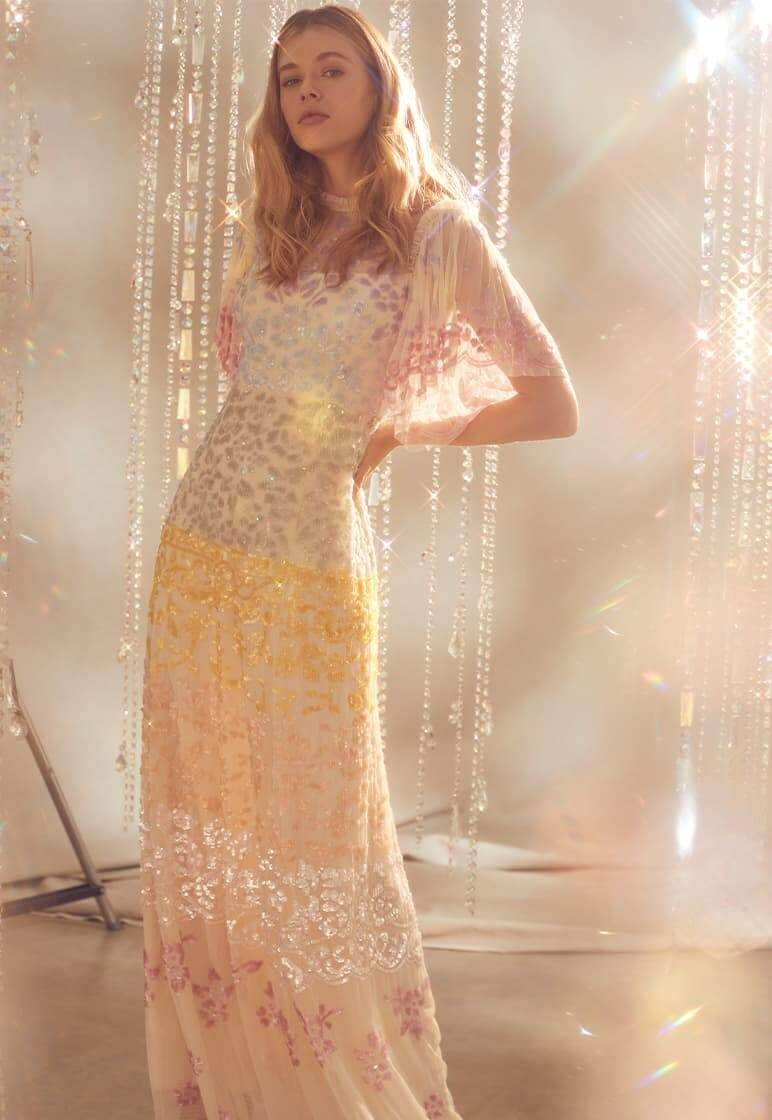 Victoria Lee featured in  the Needle & Thread lookbook for Summer 2020