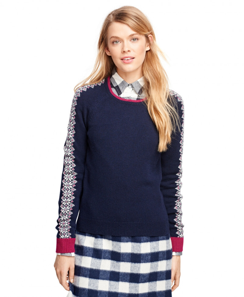 Victoria Lee featured in  the Brooks Brothers catalogue for Spring/Summer 2020