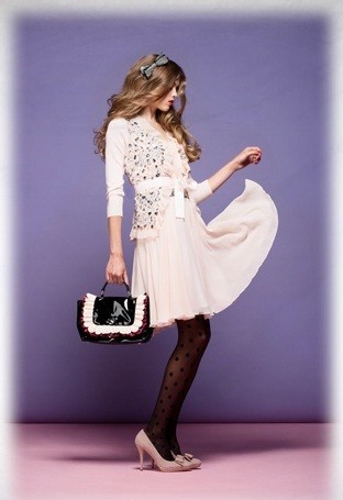 Victoria Lee featured in  the Alannah Hill lookbook for Autumn/Winter 2011