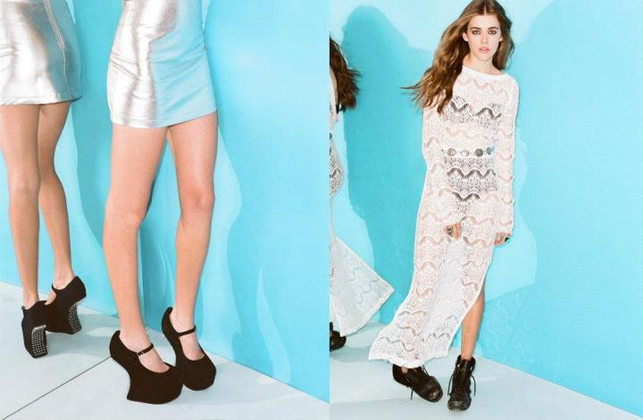 Victoria Lee featured in  the Nasty Gal lookbook for Spring/Summer 2012