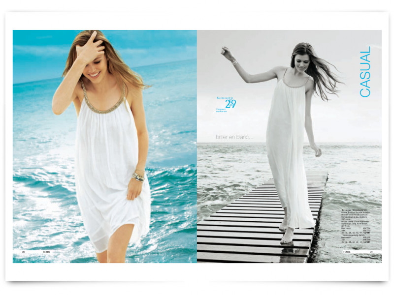 Victoria Lee featured in  the La Redoute catalogue for Spring/Summer 2013