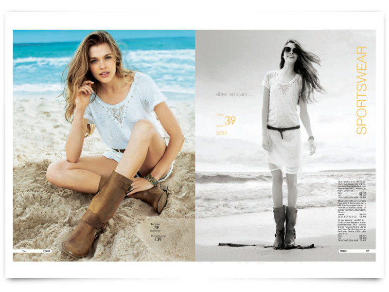 Victoria Lee featured in  the La Redoute catalogue for Spring/Summer 2013