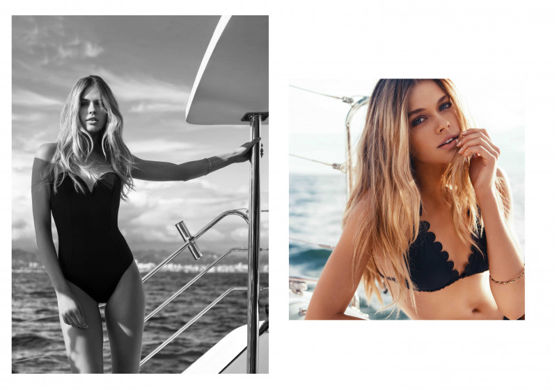 Victoria Lee featured in  the Koton Beachwear advertisement for Spring/Summer 2015