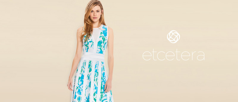 Victoria Lee featured in  the Etcetera advertisement for Summer 2018