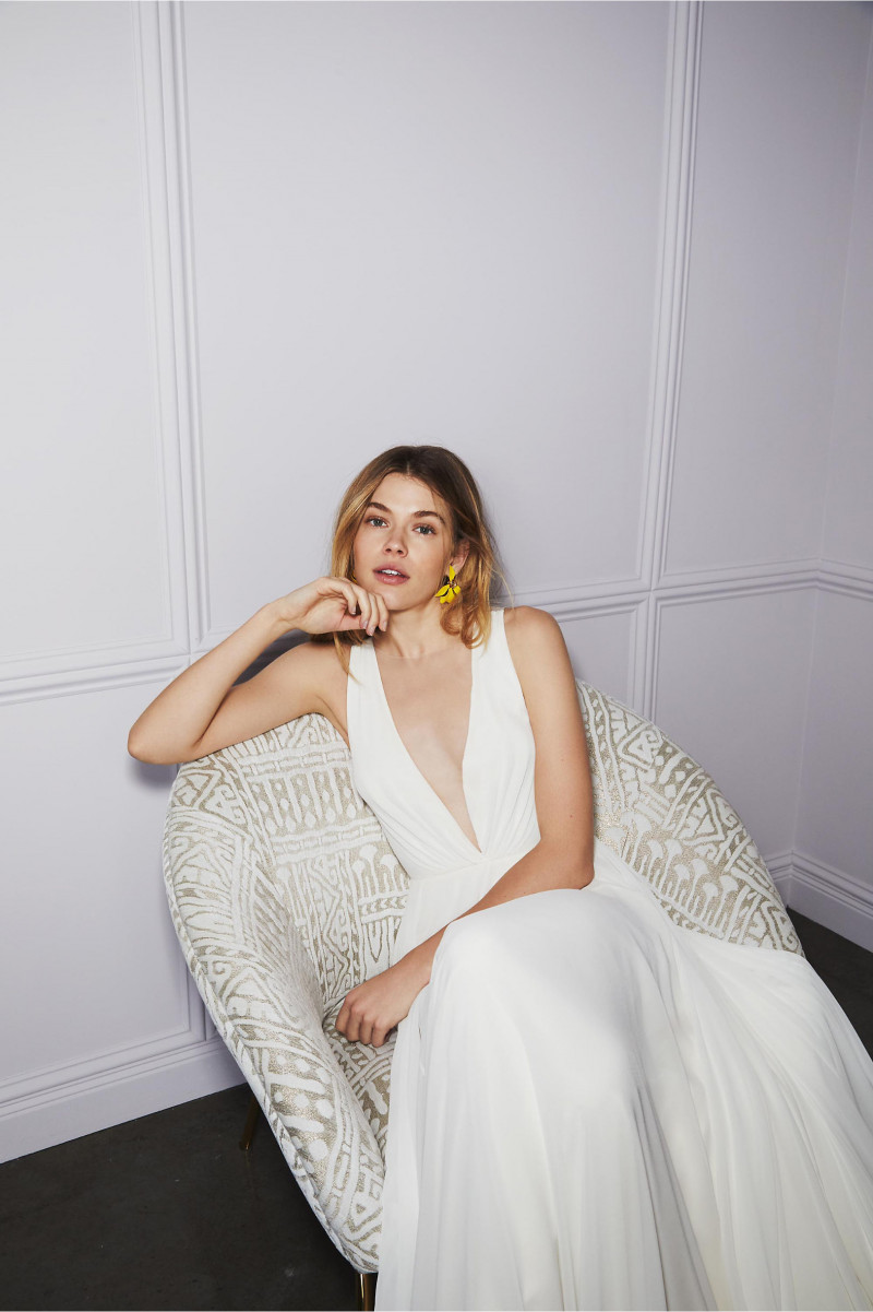 Victoria Lee featured in  the BHLDN The New Romantics  lookbook for Spring 2018