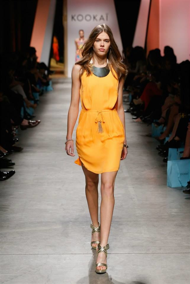 Victoria Lee featured in  the KOOKAI fashion show for Spring/Summer 2014