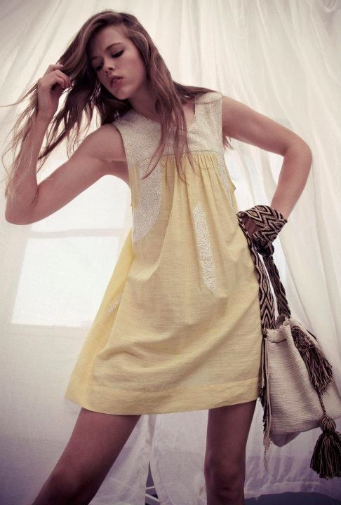 Victoria Lee featured in  the Fleur Wood lookbook for Summer 2011