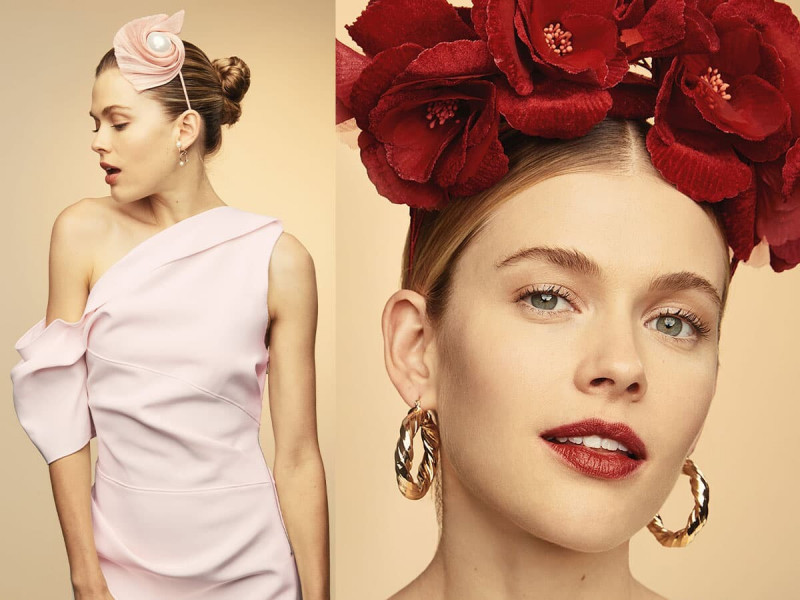 Victoria Lee featured in  the David Jones Spring Racing advertisement for Spring 2019