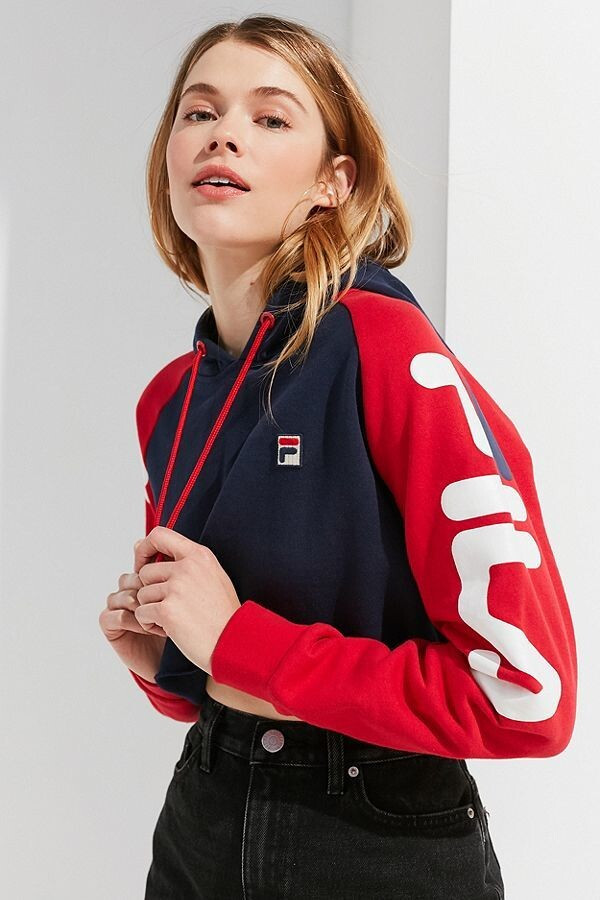 Victoria Lee featured in  the Fila x Urban Outfitters advertisement for Spring/Summer 2020