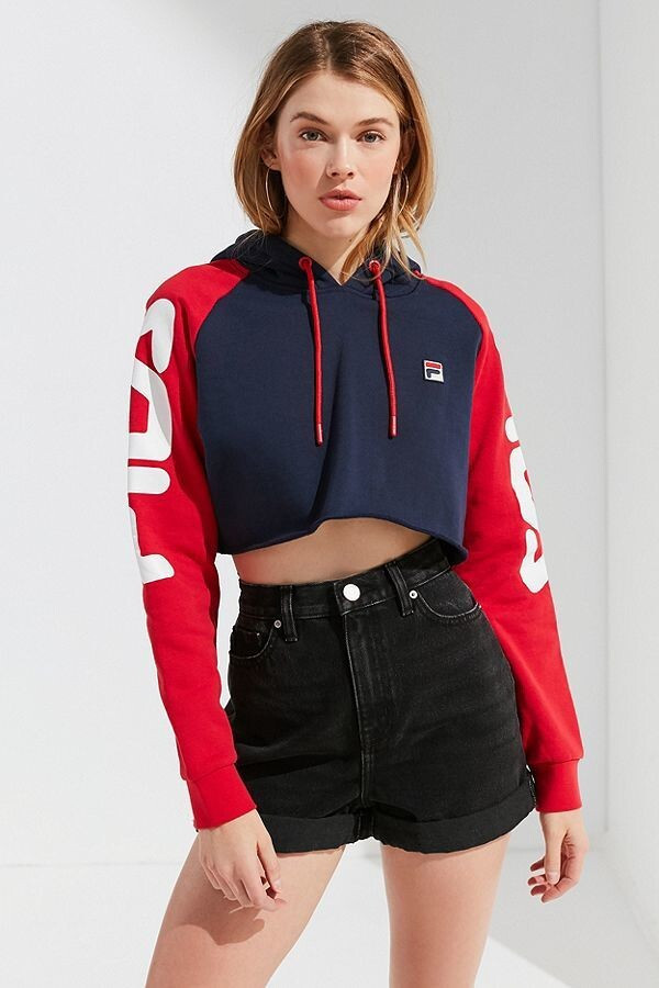Victoria Lee featured in  the Fila x Urban Outfitters advertisement for Spring/Summer 2020