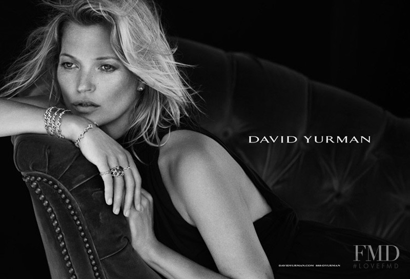 Kate Moss featured in  the David Yurman advertisement for Autumn/Winter 2014