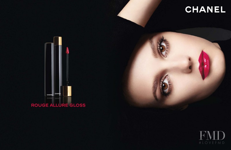 Vanessa Axente featured in  the Chanel Beauty advertisement for Autumn/Winter 2014