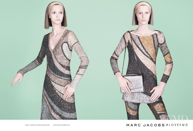Waleska Gorczevski featured in  the Marc Jacobs advertisement for Autumn/Winter 2014