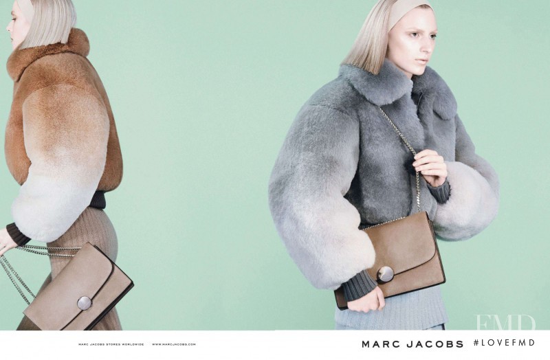 Julia Nobis featured in  the Marc Jacobs advertisement for Autumn/Winter 2014