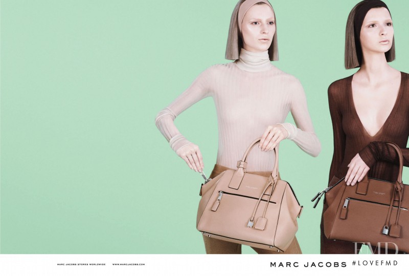 Julia Nobis featured in  the Marc Jacobs advertisement for Autumn/Winter 2014